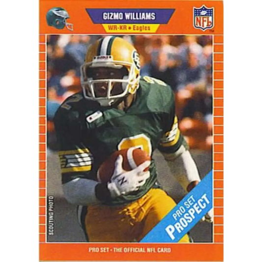 1989 Pro Set #535c Gizmo Williams NM-MT RC Rookie Philadelphia Eagles Football Card Image 1