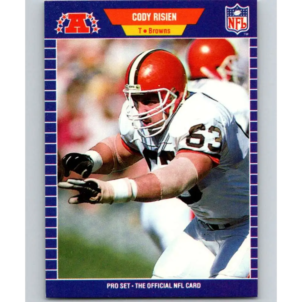 1989 Pro Set #83 Cody Risien NM-MT Cleveland Browns Football Card Image 1
