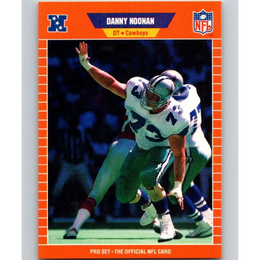 1989 Pro Set #94 Danny Noonan NM-MT RC Rookie Dallas Cowboys Football Card Image 1