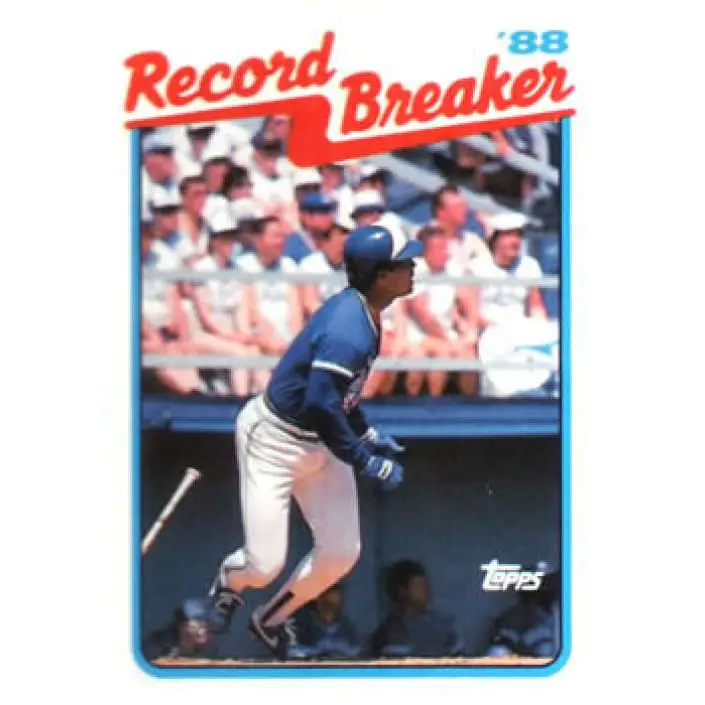 1989 Topps #1 George Bell RB NM-MT Toronto Blue Jays Baseball Card Image 1