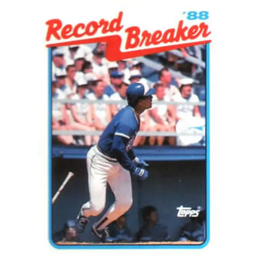 1989 Topps #1 George Bell RB NM-MT Toronto Blue Jays Baseball Card Image 1