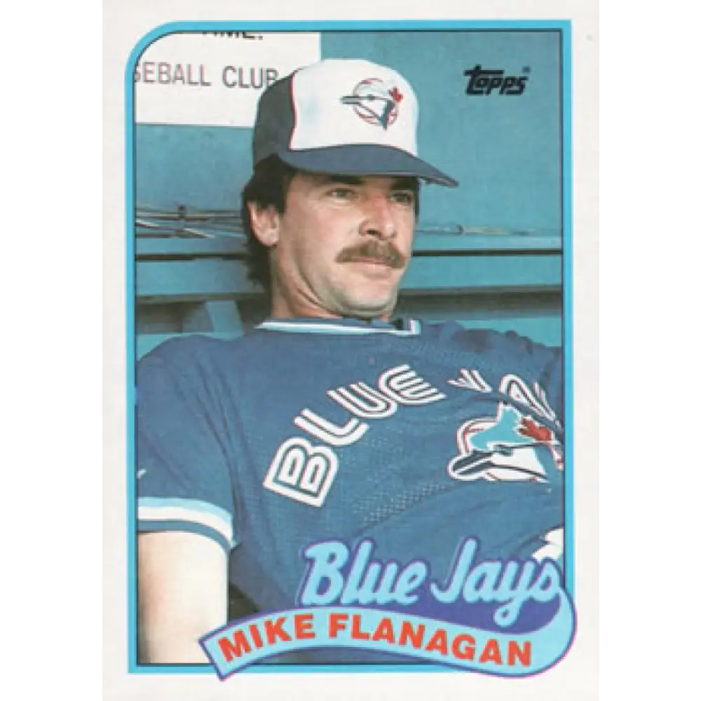 1989 Topps #139 Mike Flanagan NM-MT Toronto Blue Jays Baseball Card Image 1