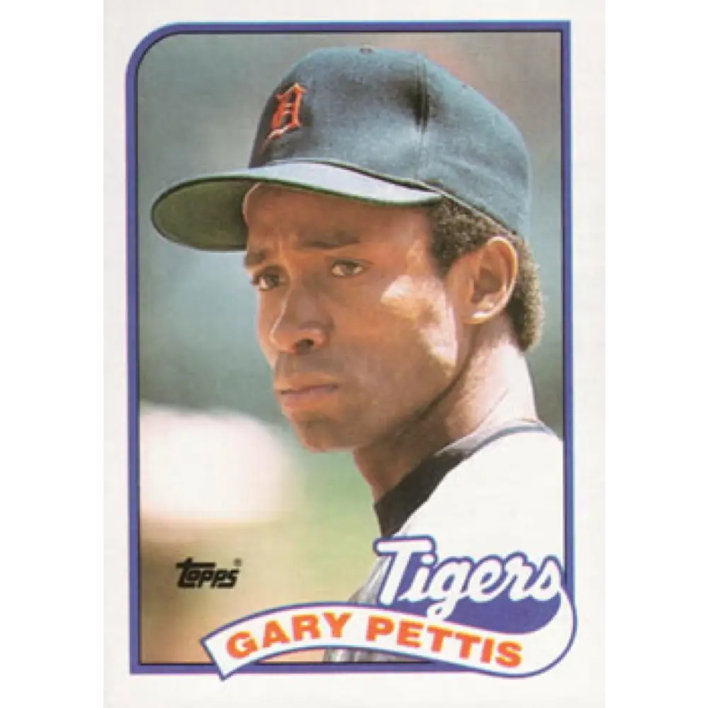 1989 Topps #146 Gary Pettis NM-MT Detroit Tigers Baseball Card Image 1