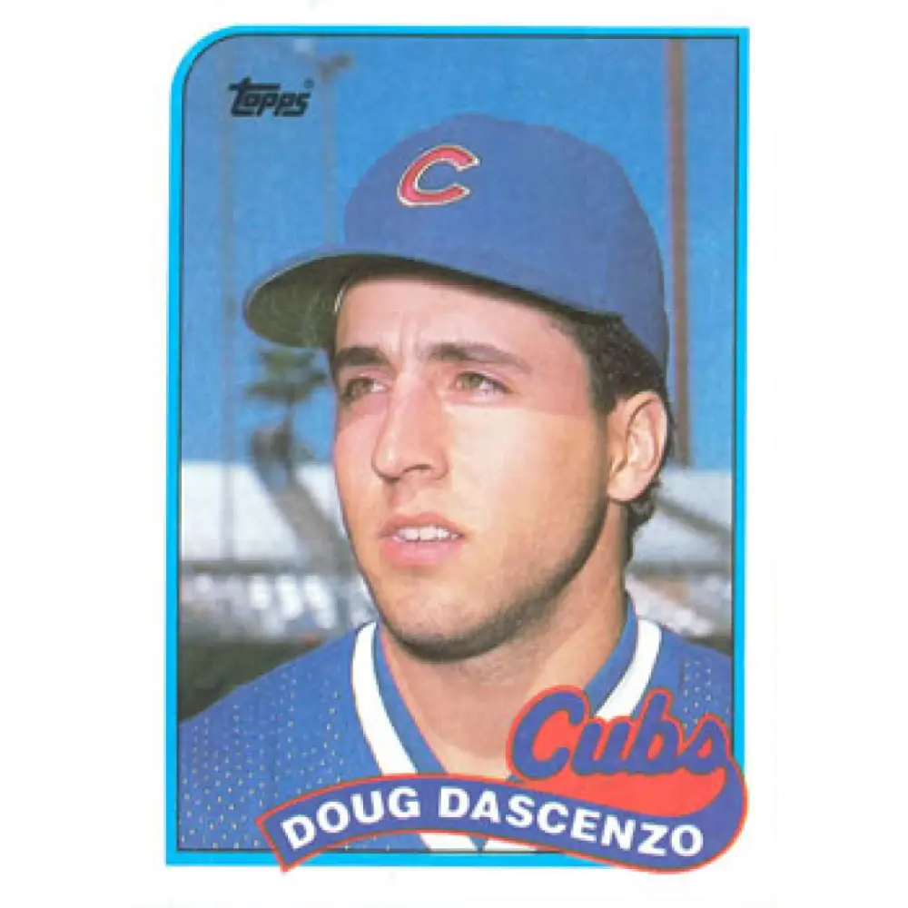 1989 Topps #149 Doug Dascenzo NM-MT RC Rookie Chicago Cubs Baseball Card Image 1