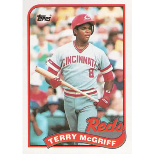 1989 Topps #151 Terry McGriff NM-MT Cincinnati Reds Baseball Card Image 1