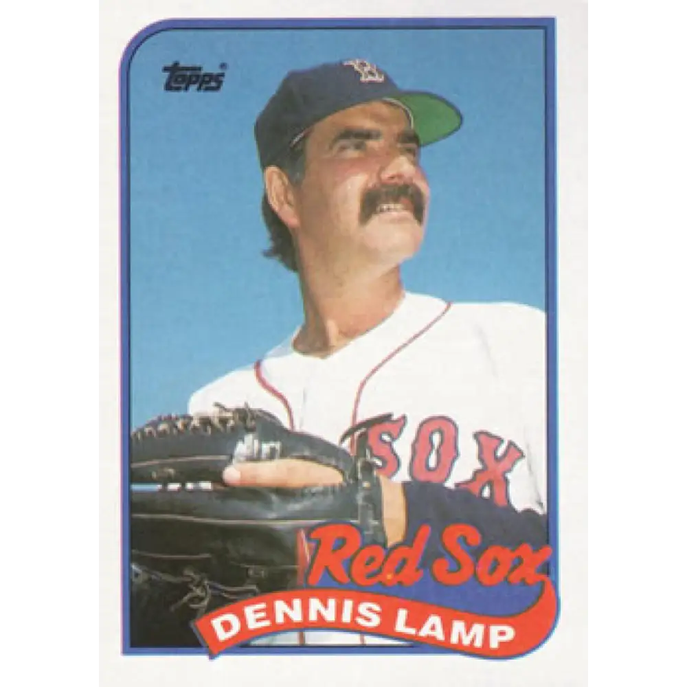 1989 Topps #188 Dennis Lamp NM-MT Boston Red Sox Baseball Card Image 1