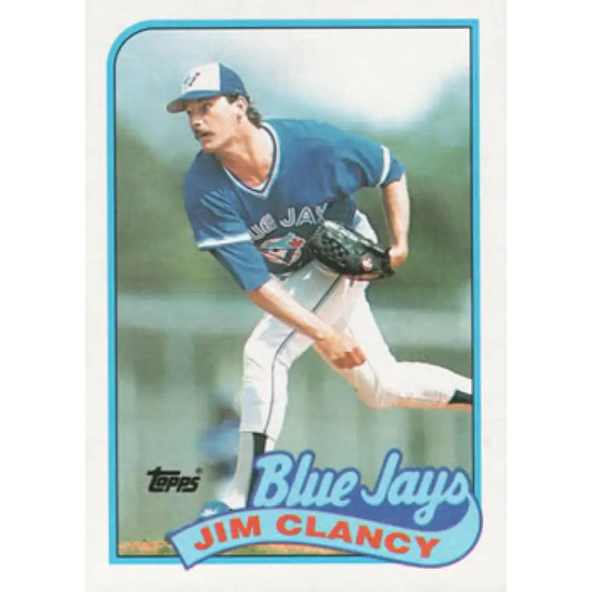 1989 Topps #219 Jim Clancy NM-MT Toronto Blue Jays Baseball Card Image 1