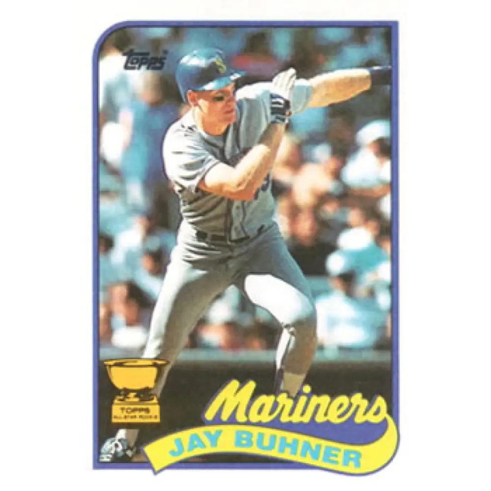 1989 Topps #223 Jay Buhner NM-MT Seattle Mariners Baseball Card Image 1
