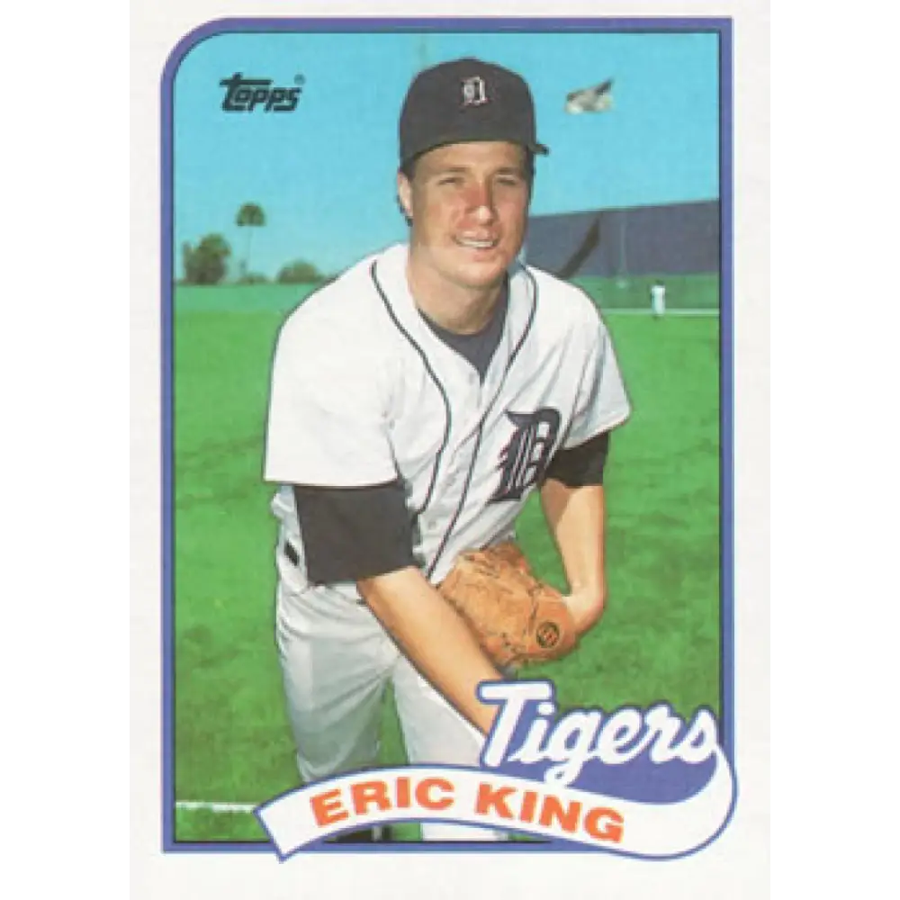 1989 Topps #238 Eric King NM-MT Detroit Tigers Baseball Card Image 1