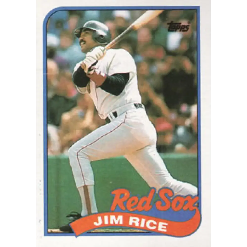 1989 Topps #245 Jim Rice NM-MT Boston Red Sox Baseball Card Image 1