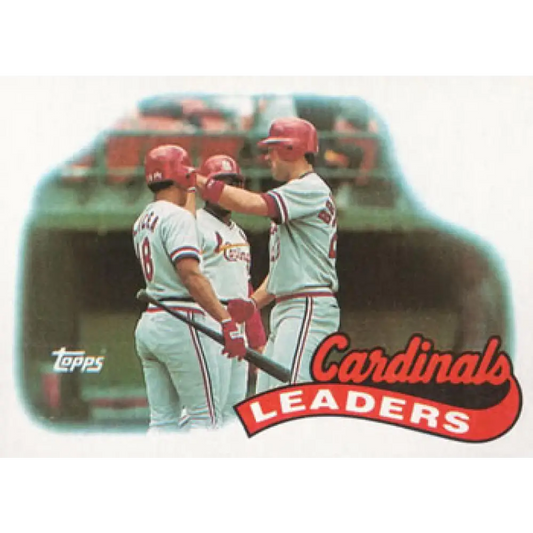 1989 Topps #261 Tom Brunansky St. Louis Cardinals TL NM-MT St. Louis Cardinals Baseball Card Image 1