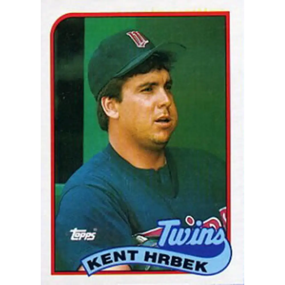 1989 Topps #265 Kent Hrbek NM-MT Minnesota Twins Baseball Card Image 1