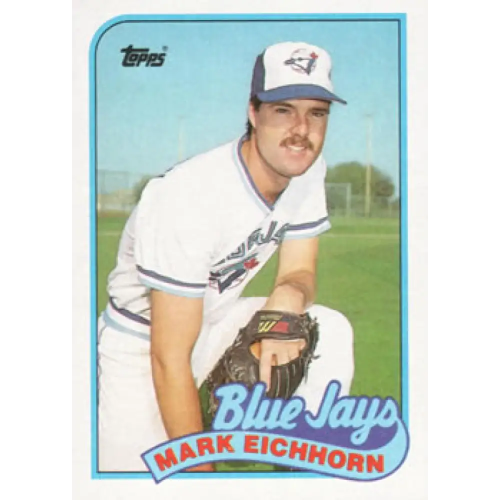 1989 Topps #274 Mark Eichhorn NM-MT Toronto Blue Jays Baseball Card Image 1