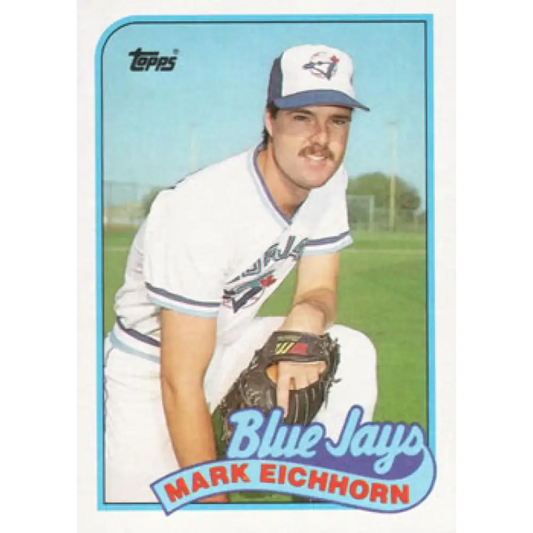 1989 Topps #274 Mark Eichhorn NM-MT Toronto Blue Jays Baseball Card Image 1