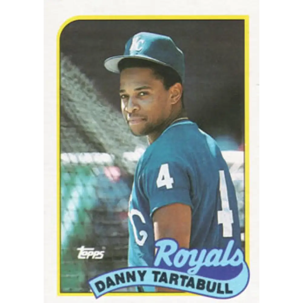 1989 Topps #275 Danny Tartabull UER NM-MT Kansas City Royals Baseball Card Image 1