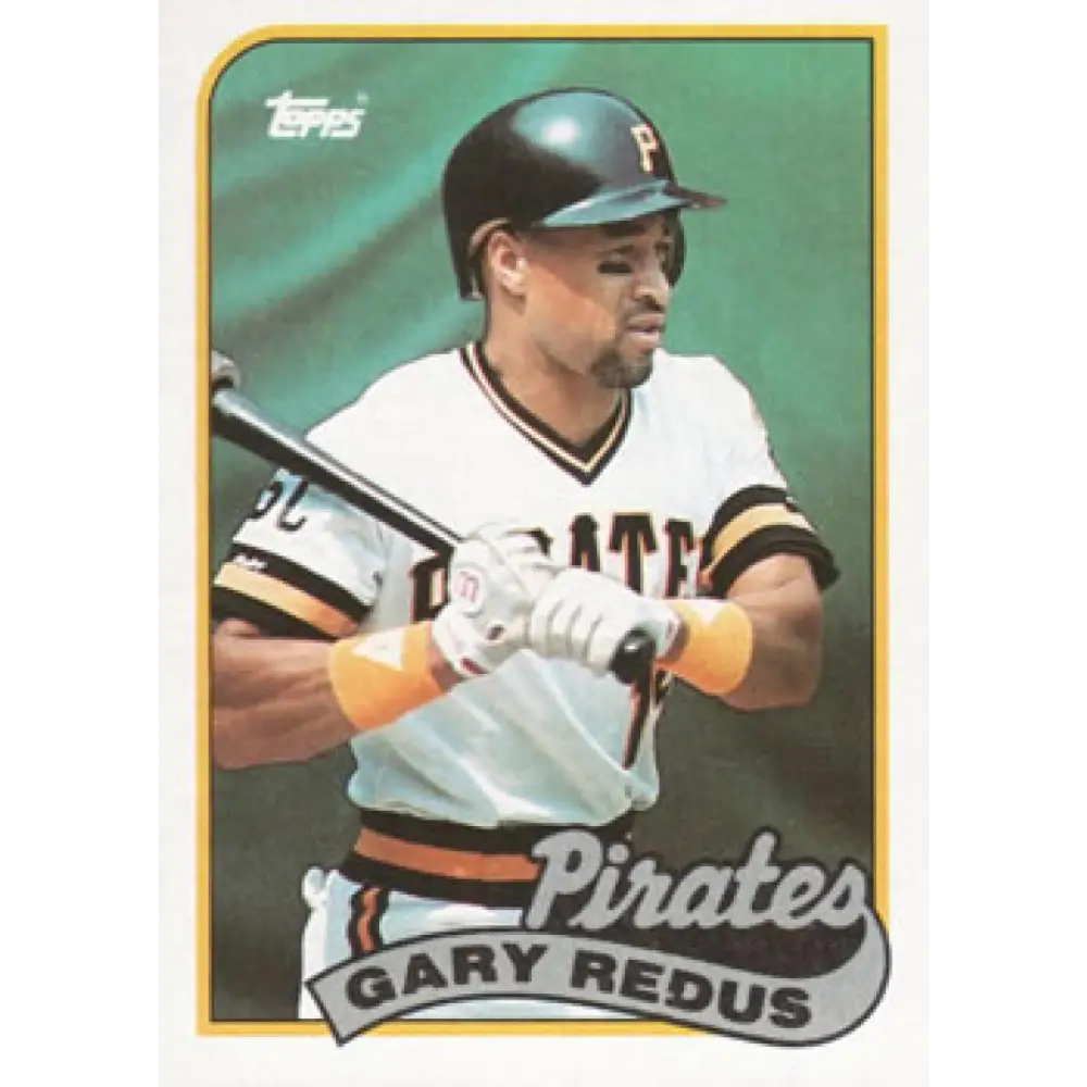 1989 Topps #281 Gary Redus NM-MT Pittsburgh Pirates Baseball Card Image 1