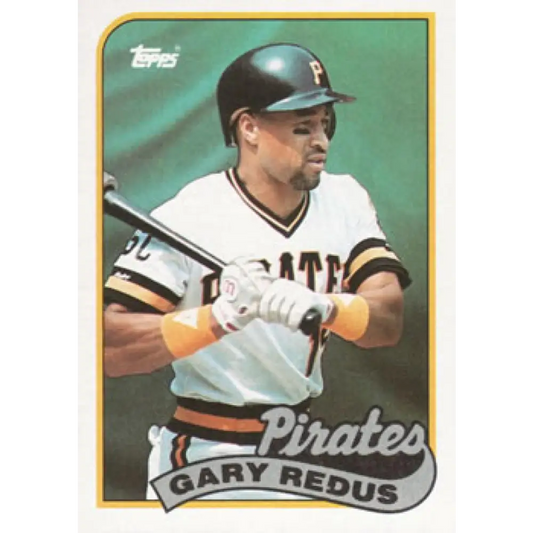 1989 Topps #281 Gary Redus NM-MT Pittsburgh Pirates Baseball Card Image 1