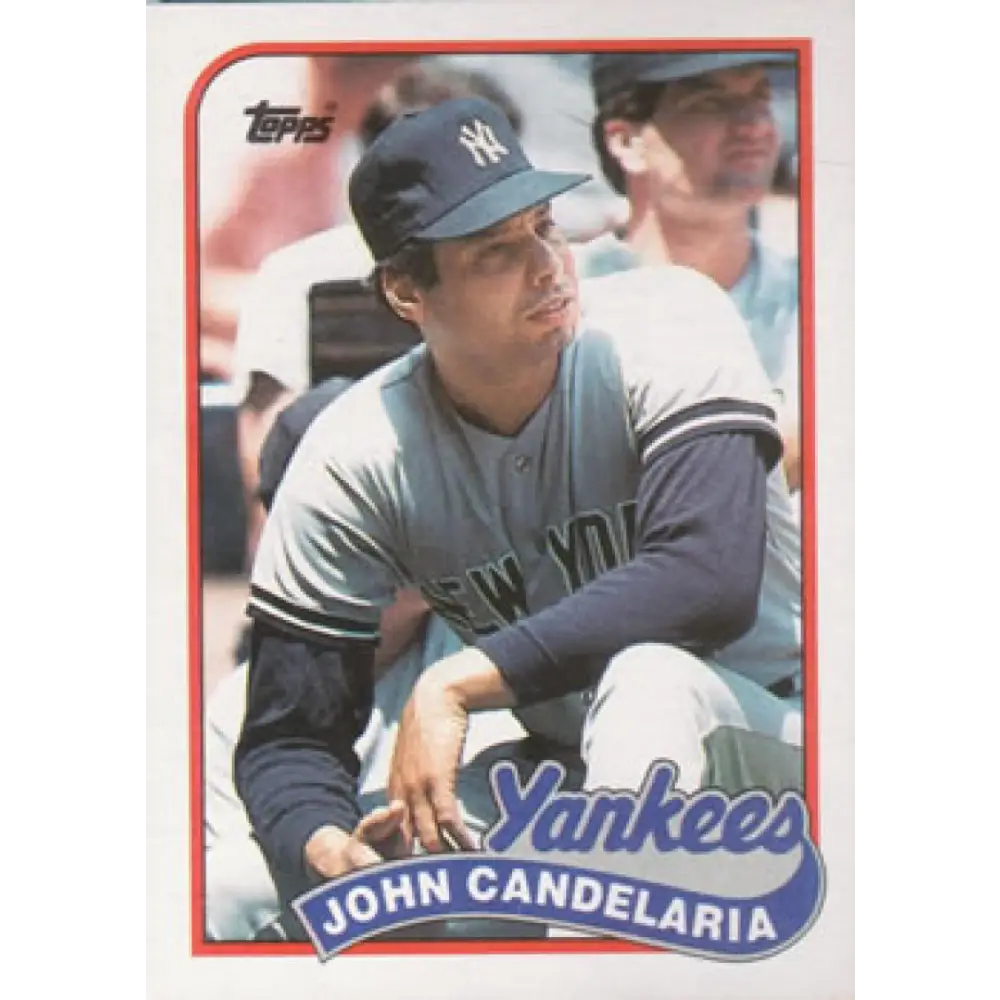1989 Topps #285 John Candelaria NM-MT New York Yankees Baseball Card Image 1