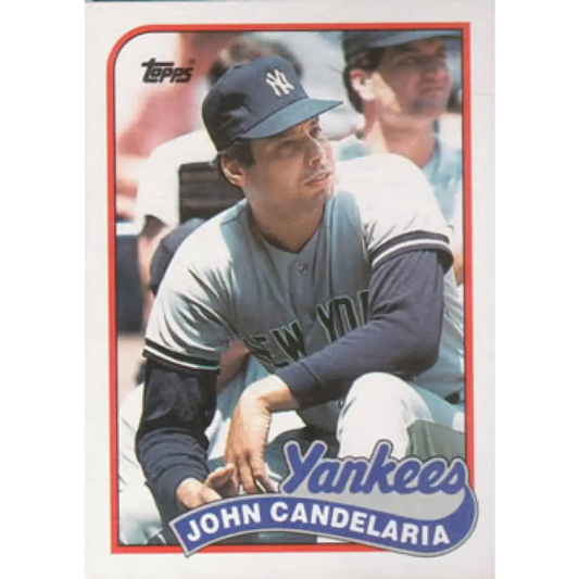 1989 Topps #285 John Candelaria NM-MT New York Yankees Baseball Card Image 1