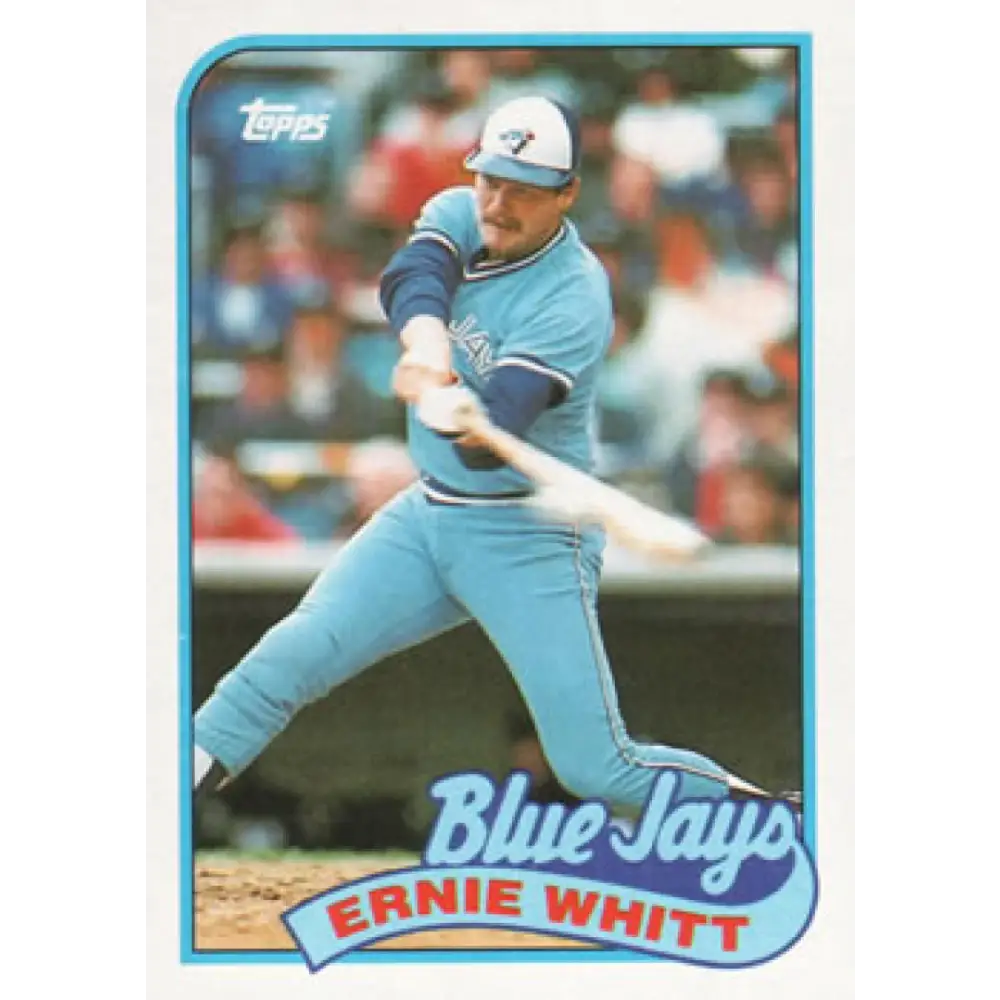 1989 Topps #289 Ernie Whitt NM-MT Toronto Blue Jays Baseball Card Image 1
