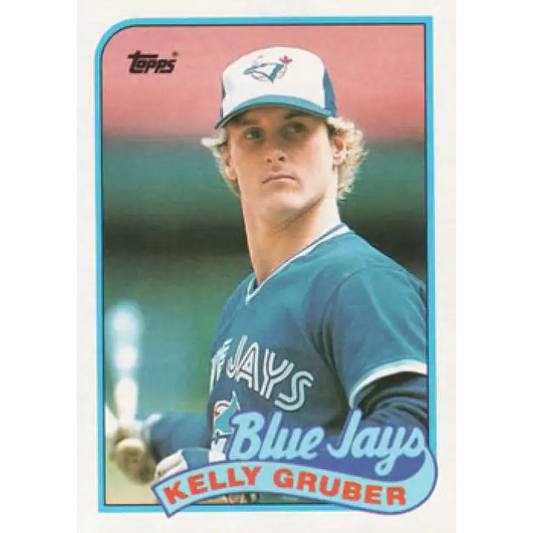 1989 Topps #29 Kelly Gruber NM-MT Toronto Blue Jays Baseball Card Image 1