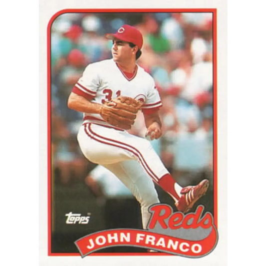 1989 Topps #290 John Franco NM-MT Cincinnati Reds Baseball Card Image 1