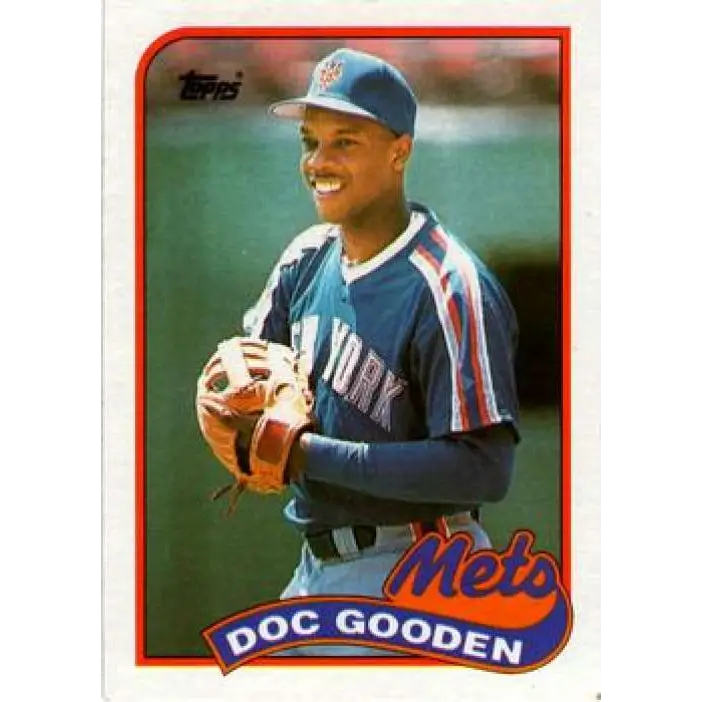 1989 Topps #30 Doc Gooden NM-MT New York Mets Baseball Card Image 1
