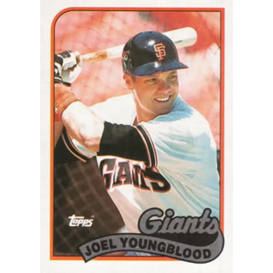 1989 Topps #304 Joel Youngblood NM-MT San Francisco Giants Baseball Card Image 1