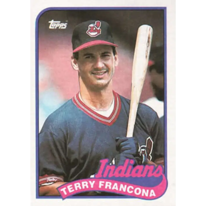 1989 Topps #31 Terry Francona NM-MT Cleveland Indians Baseball Card Image 1