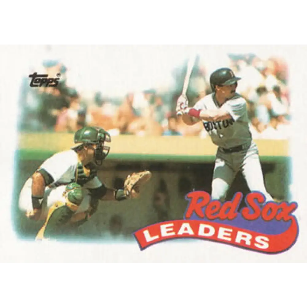 1989 Topps #321 Jody Reed Boston Red Sox TL NM-MT Boston Red Sox Baseball Card Image 1