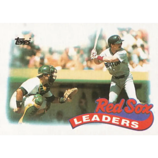 1989 Topps #321 Jody Reed Boston Red Sox TL NM-MT Boston Red Sox Baseball Card Image 1