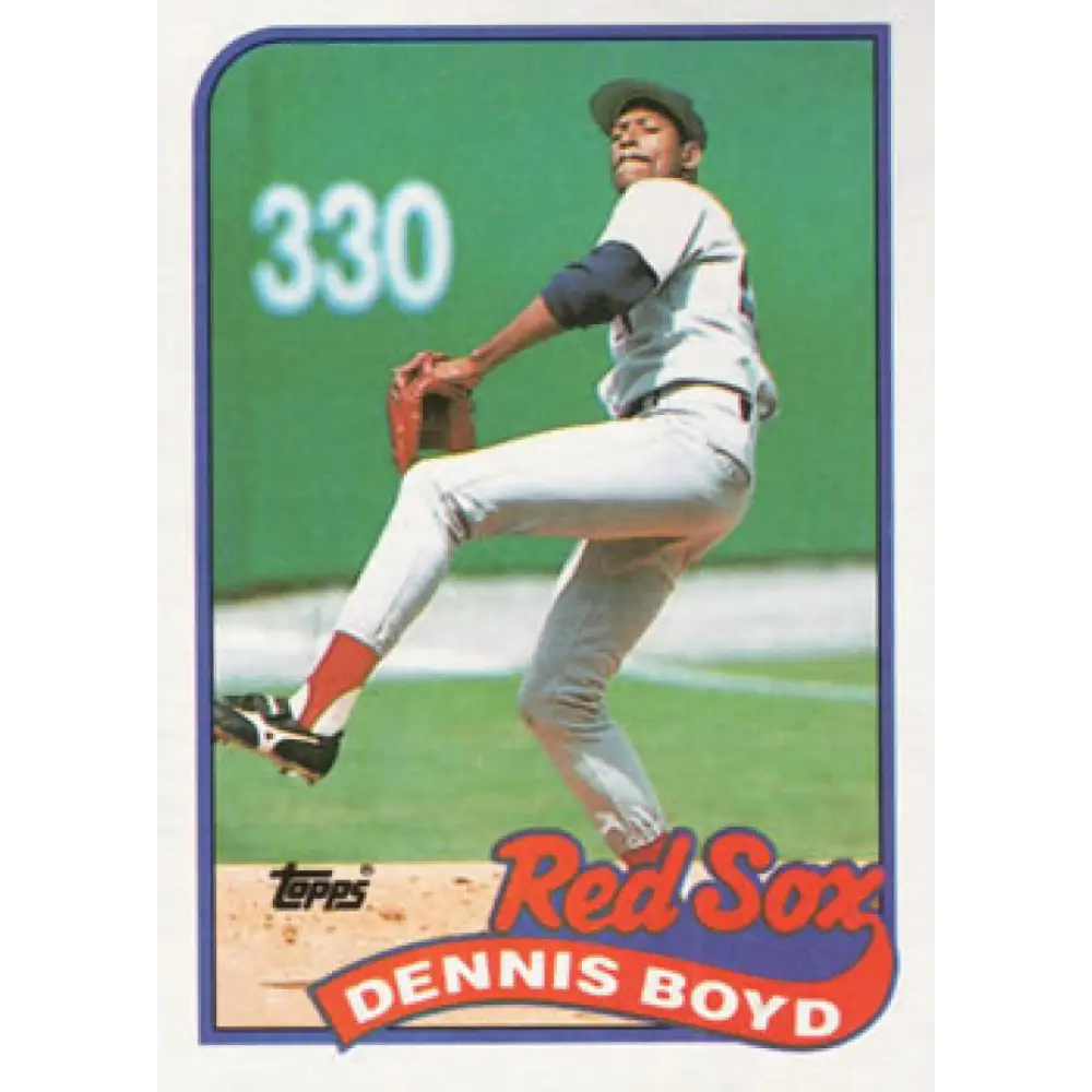 1989 Topps #326 Oil Can Boyd NM-MT Boston Red Sox Baseball Card Image 1