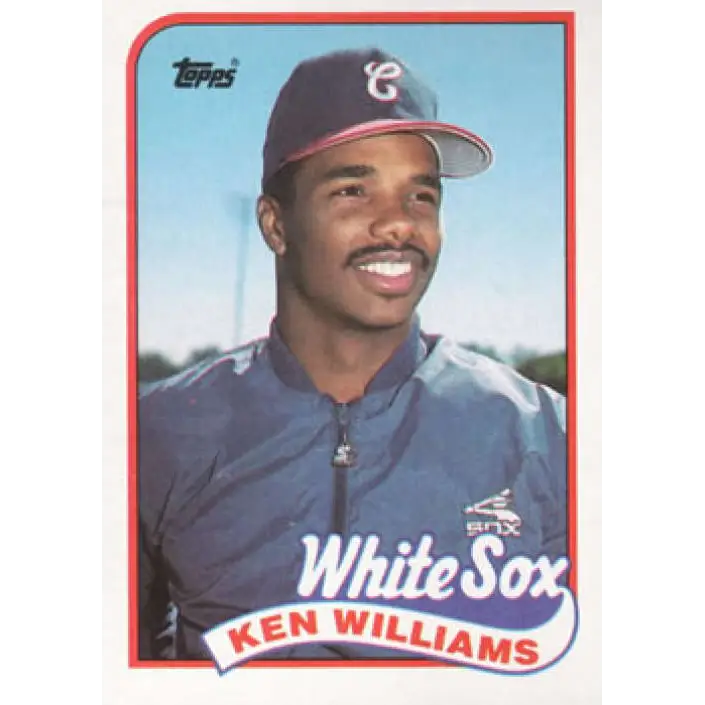 1989 Topps #34 Kenny Williams NM-MT Chicago White Sox Baseball Card Image 1