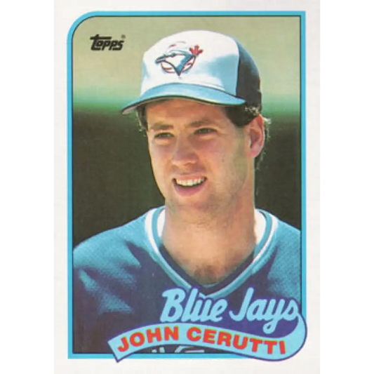 1989 Topps #347 John Cerutti NM-MT Toronto Blue Jays Baseball Card Image 1