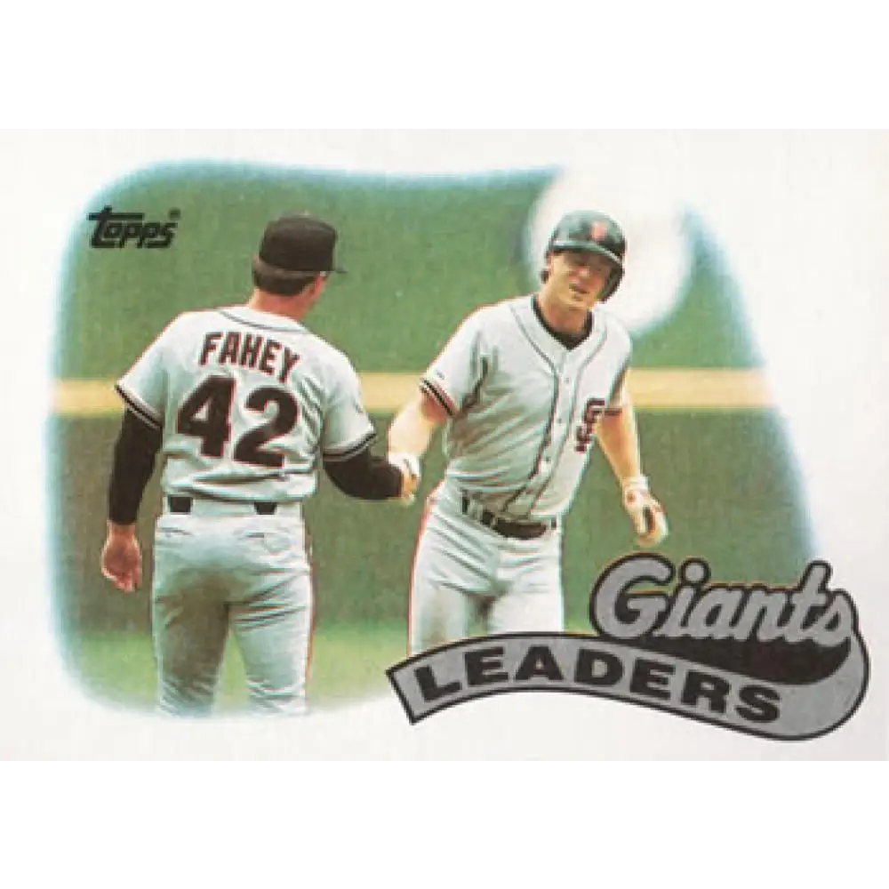 1989 Topps #351 Bob Melvin San Francisco Giants TL NM-MT San Francisco Giants Baseball Card Image 1