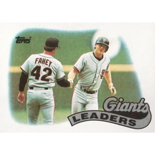 1989 Topps #351 Bob Melvin San Francisco Giants TL NM-MT San Francisco Giants Baseball Card Image 1