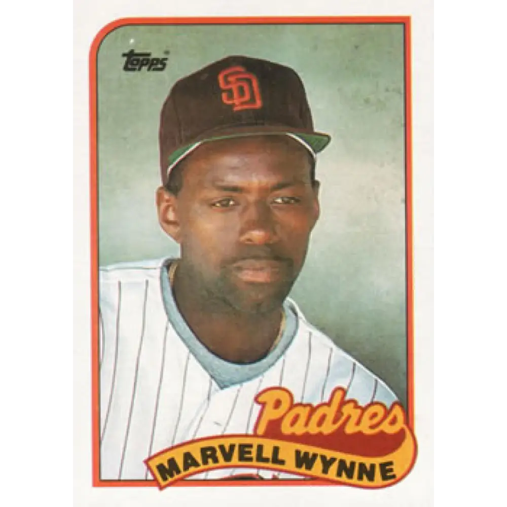 1989 Topps #353 Marvell Wynne NM-MT San Diego Padres Baseball Card Image 1