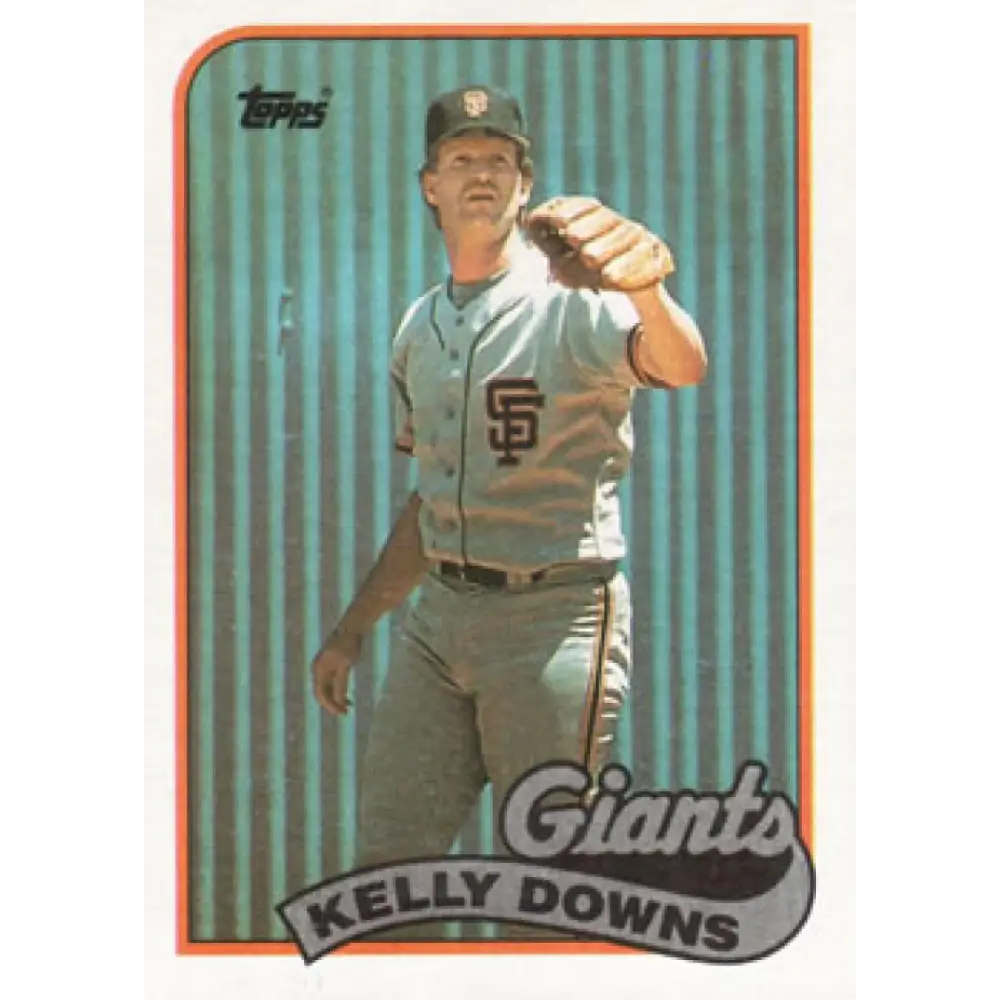 1989 Topps #361 Kelly Downs NM-MT San Francisco Giants Baseball Card Image 1