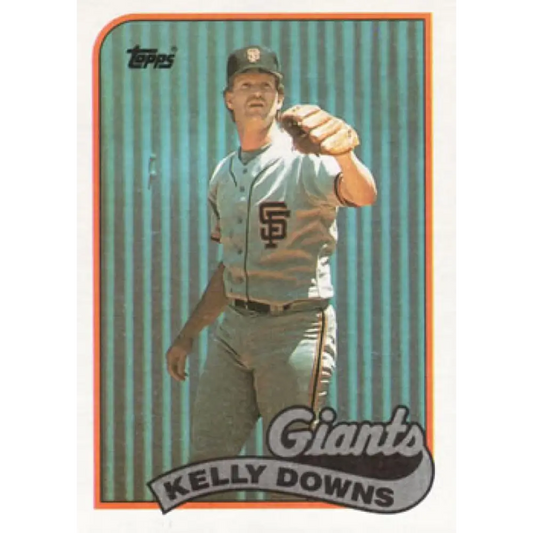 1989 Topps #361 Kelly Downs NM-MT San Francisco Giants Baseball Card Image 1
