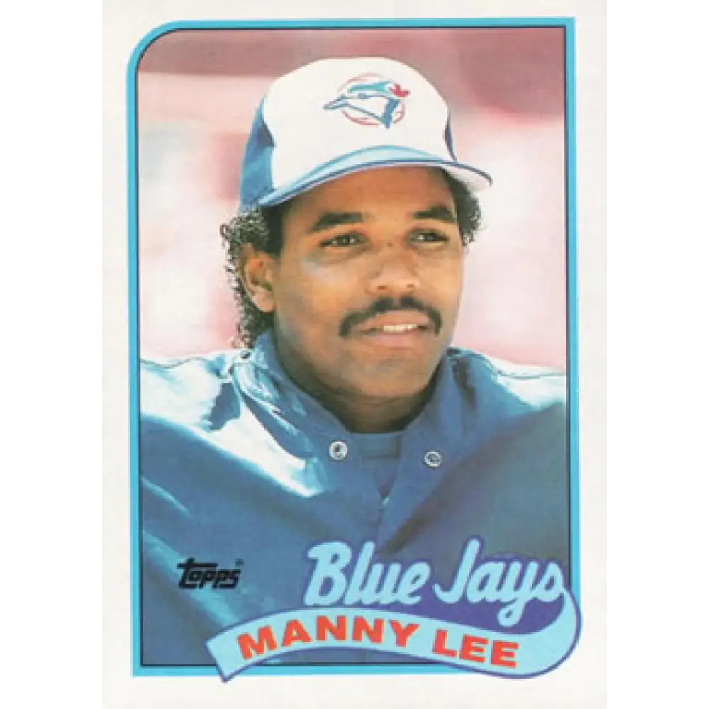 1989 Topps #371 Manuel Lee NM-MT Toronto Blue Jays Baseball Card Image 1