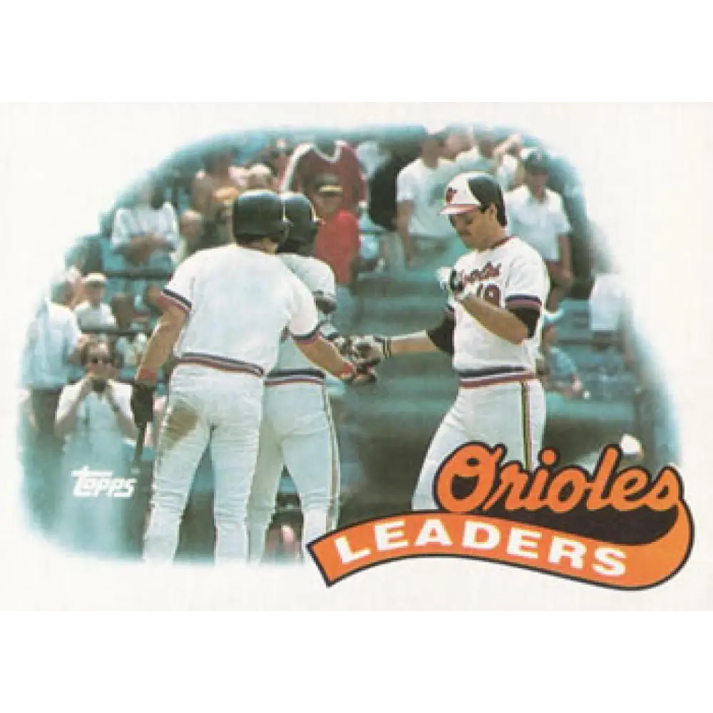 1989 Topps #381 Larry Sheets Baltimore Orioles TL NM-MT Baltimore Orioles Baseball Card Image 1