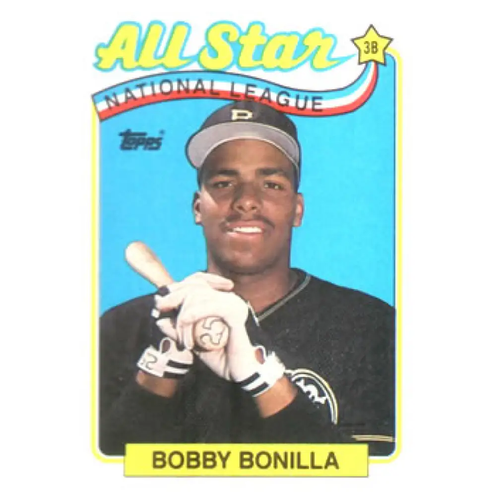 1989 Topps #388 Bobby Bonilla AS NM-MT Pittsburgh Pirates Baseball Card Image 1