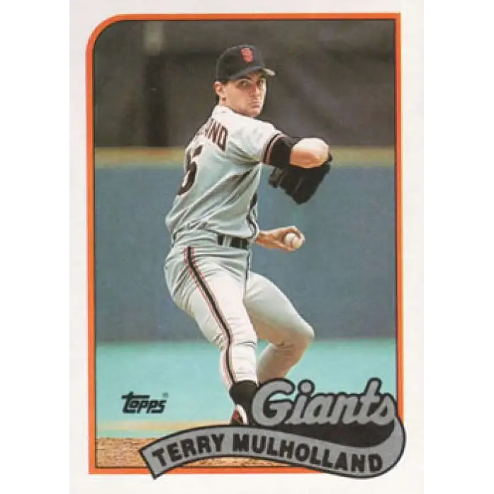 1989 Topps #41 Terry Mulholland NM-MT San Francisco Giants Baseball Card Image 1