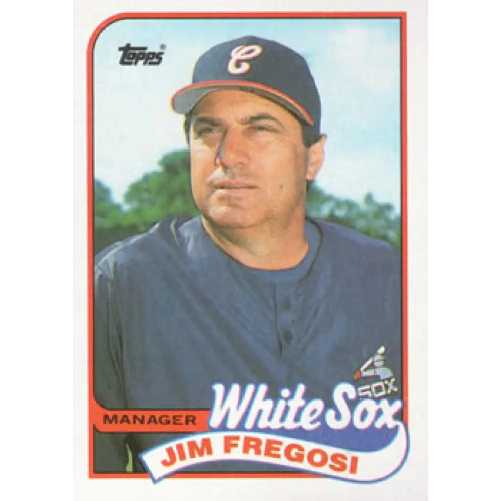 1989 Topps #414 Jim Fregosi MG NM-MT Chicago White Sox Baseball Card Image 1