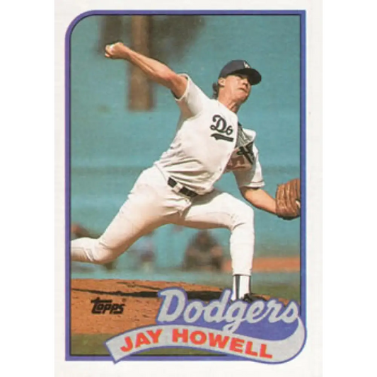 1989 Topps #425 Jay Howell NM-MT Los Angeles Dodgers Baseball Card Image 1