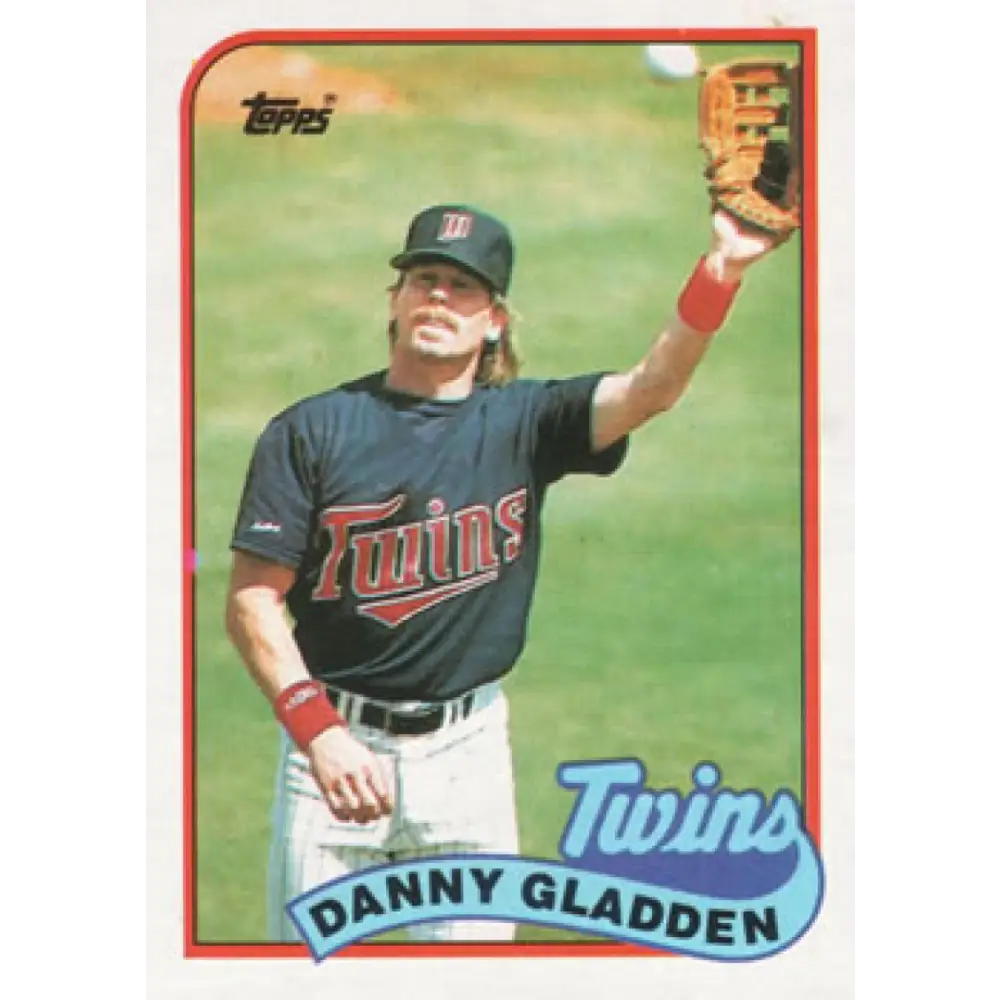 1989 Topps #426 Dan Gladden NM-MT Minnesota Twins Baseball Card Image 1