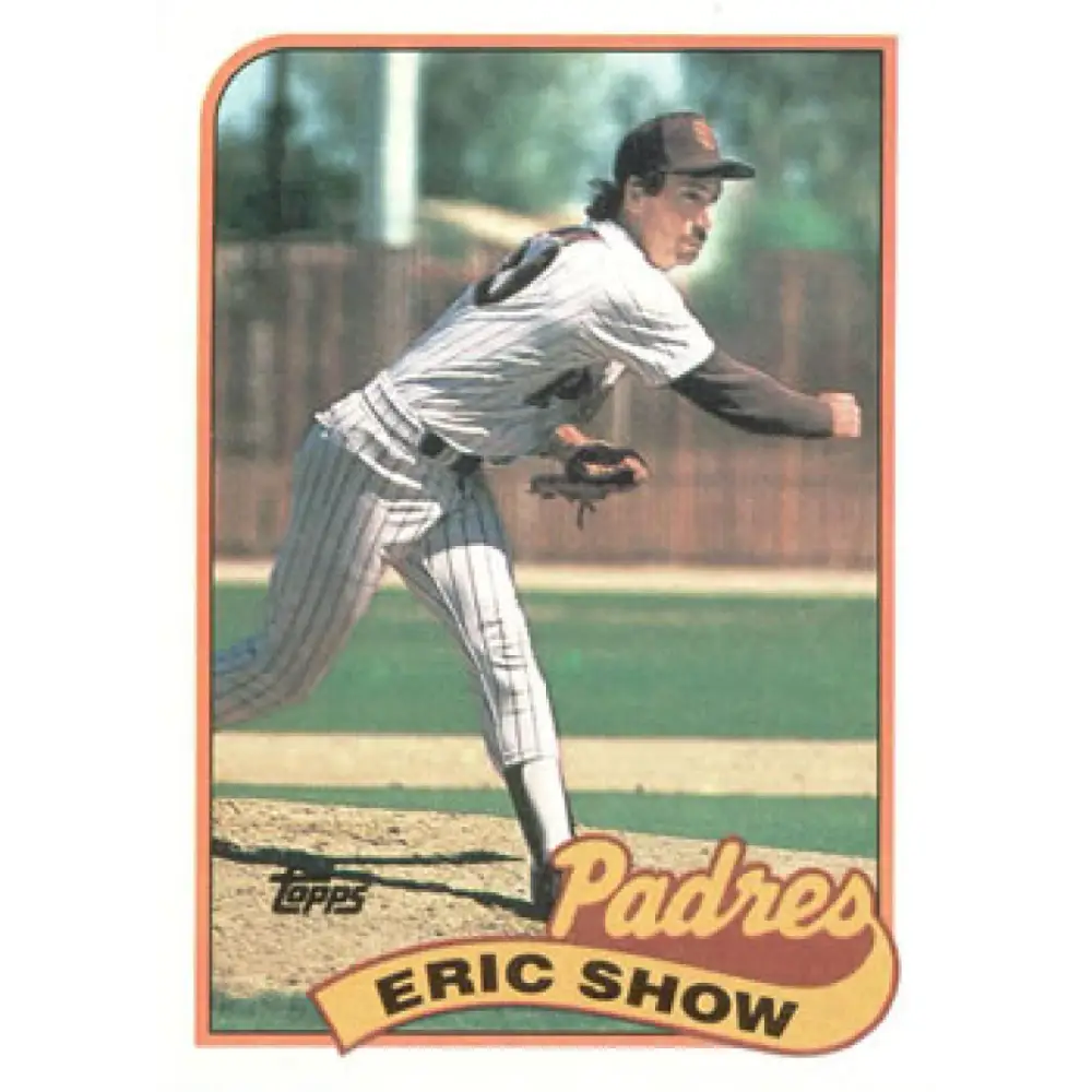 1989 Topps #427 Eric Show NM-MT San Diego Padres Baseball Card Image 1