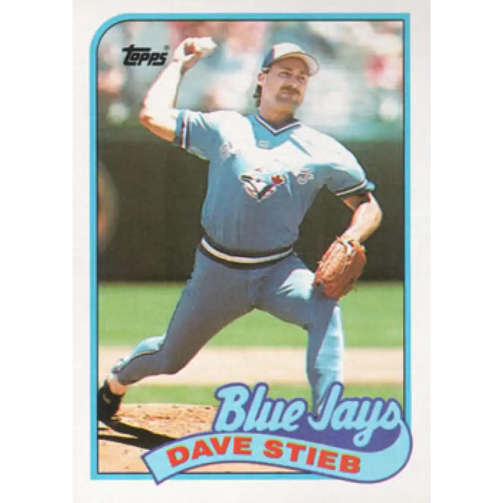 1989 Topps #460 Dave Stieb NM-MT Toronto Blue Jays Baseball Card Image 1