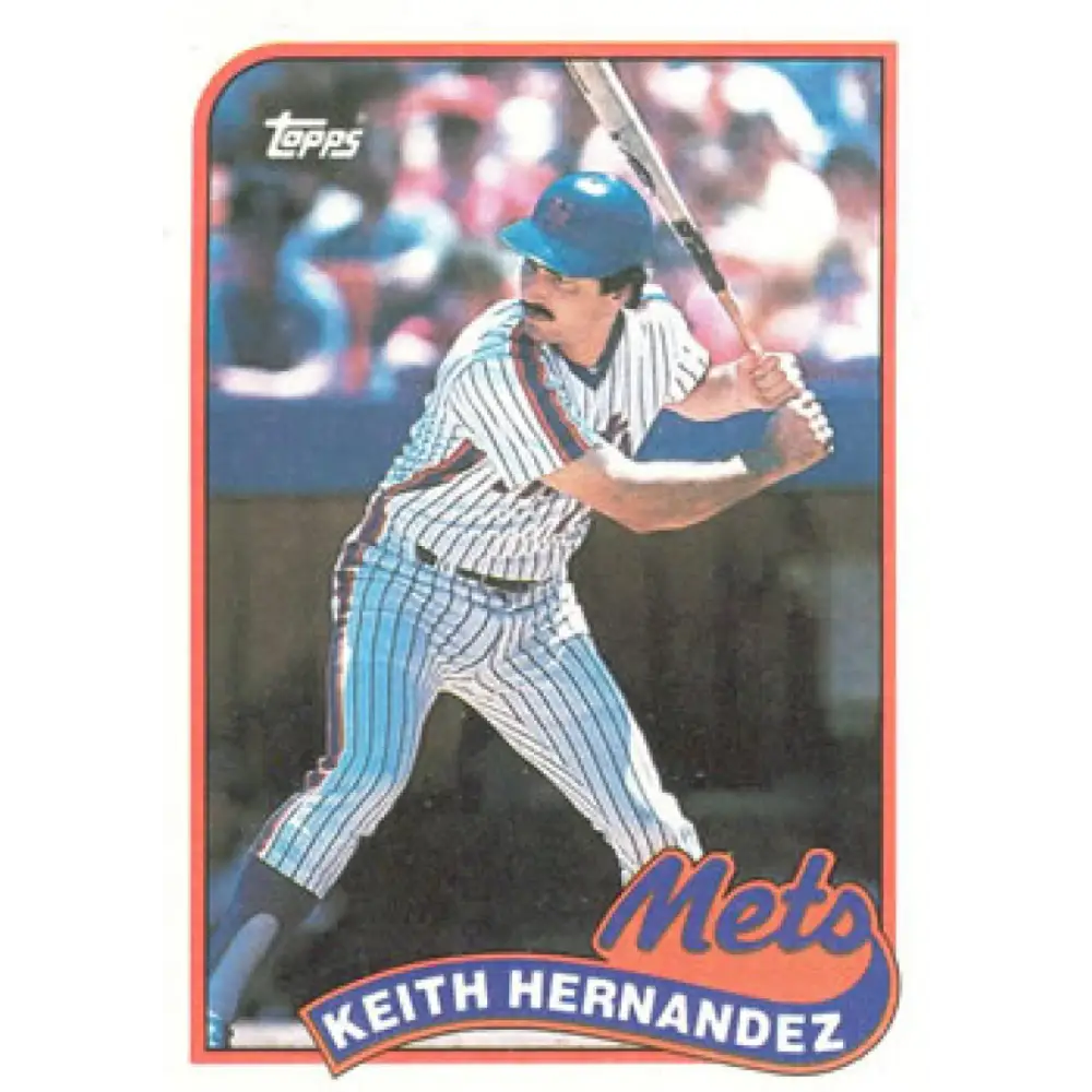 1989 Topps #480 Keith Hernandez NM-MT New York Mets Baseball Card Image 1
