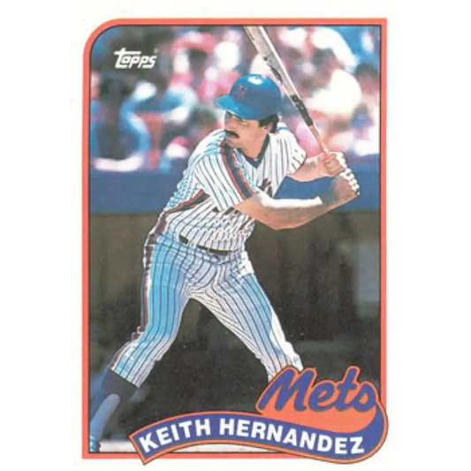 1989 Topps #480 Keith Hernandez NM-MT New York Mets Baseball Card Image 1
